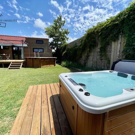 Myinsolite - Tiny-House, Jacuzzi, Brasero, Piscine Айга-Мортас Екстериор снимка