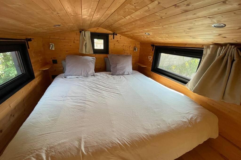 Myinsolite - Tiny-House, Jacuzzi, Brasero, Piscine Айга-Мортас Екстериор снимка