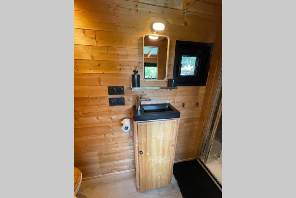 Myinsolite - Tiny-House, Jacuzzi, Brasero, Piscine Айга-Мортас Екстериор снимка