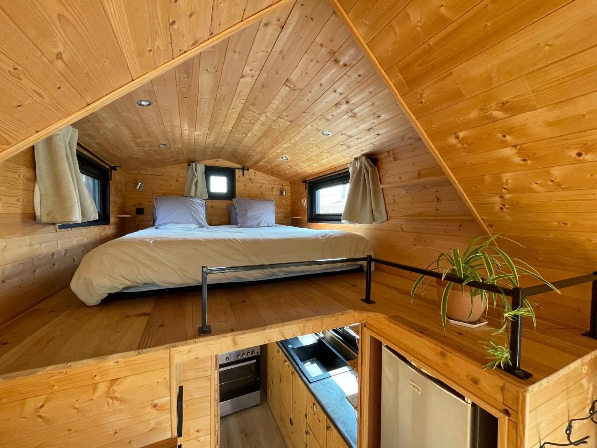 Myinsolite - Tiny-House, Jacuzzi, Brasero, Piscine Айга-Мортас Екстериор снимка
